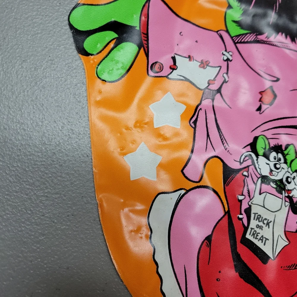 Vintage 1990 McDonalds Halloween Happy Meal‎ Vinyl Trick-Treat Bag Frankenstein